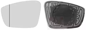 VAN WEZEL 5701837 -  Зеркальное стекло, наружное зеркало